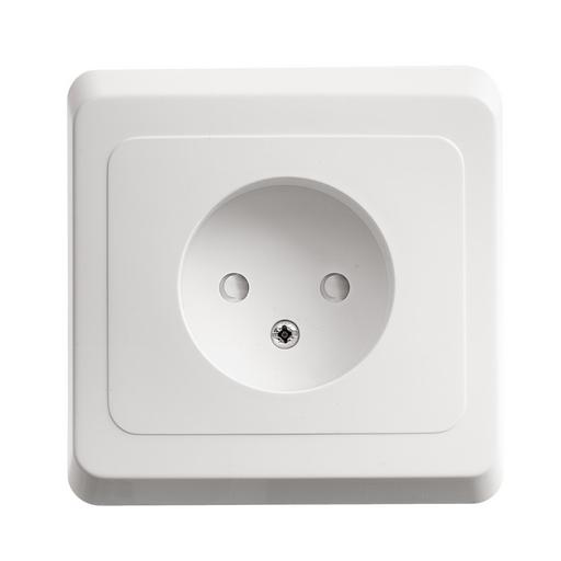 Systeme electric PC16-002B ЭТЮД С/У РОЗЕТКА без заземления со штороками 16А 250B, БЕЛЫЙ, Россия фото 4