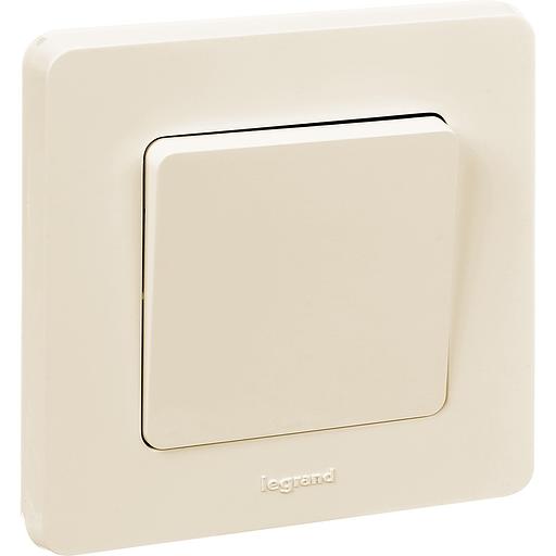 Legrand 673601 Выключатель одноклавишный - INSPIRIA - 10 AX - 250 В~ - слоновая кость фото 5
