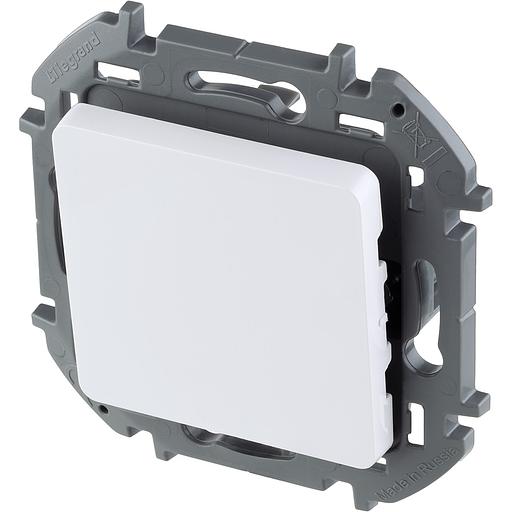 Legrand 673650 Переключатель одноклавишный - INSPIRIA - 10 AX - 250 В~ - белый фото 3