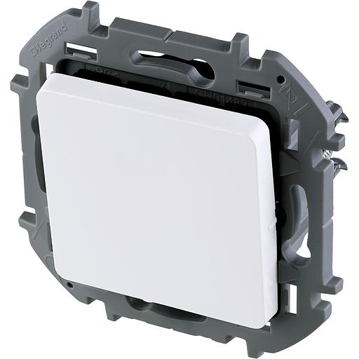 Legrand 673690 Переключатель без фиксации (кнопка) с Н.О./Н.З. контактом - INSPIRIA - 6 A - 250 В~ - белый фото 3