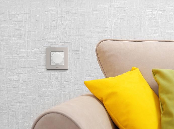 Legrand 673790 Светорегулятор поворотный без нейтрали 300Вт - INSPIRIA - белый фото 6