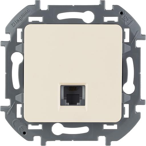 Legrand 673821 Телефонная розетка RJ11 - INSPIRIA - слоновая кость фото 1