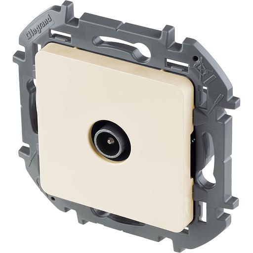 Legrand 673851 Розетка TV - «звезда» - 2 дБ - 0-2400 мГц - INSPIRIA - слоновая кость фото 3