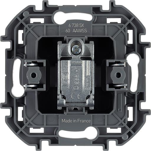 Legrand 673852 Розетка TV - «звезда» - 2 дБ - 0-2400 мГц - INSPIRIA - алюминий фото 2