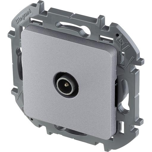 Legrand 673852 Розетка TV - «звезда» - 2 дБ - 0-2400 мГц - INSPIRIA - алюминий фото 3