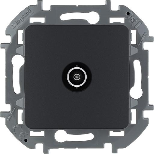 Legrand 673853 Розетка TV - «звезда» - 2 дБ - 0-2400 мГц - INSPIRIA - антрацит фото 1