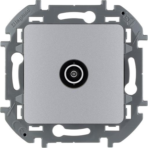 Legrand 673862 Розетка TV - проходная - 14 дБ - 5-862 мГц - INSPIRIA - алюминий фото 1