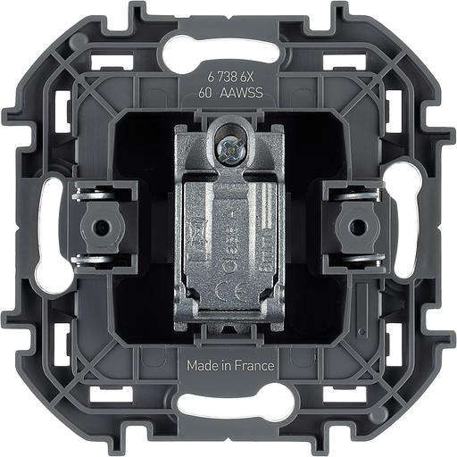 Legrand 673862 Розетка TV - проходная - 14 дБ - 5-862 мГц - INSPIRIA - алюминий фото 2