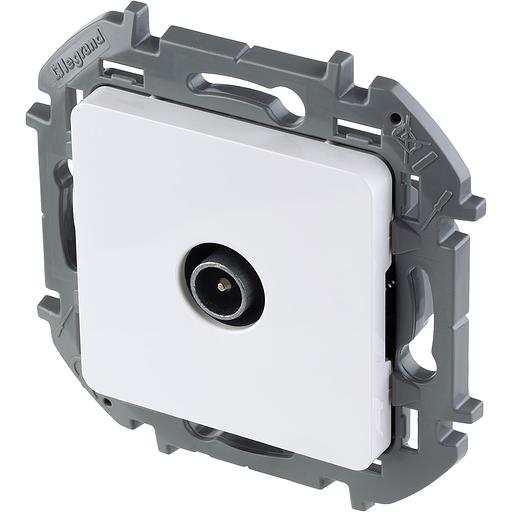 Legrand 673870 Розетка TV - оконечная - 10 дБ - 5-862 мГц - INSPIRIA - белый фото 3