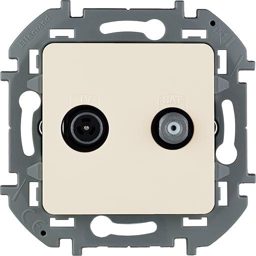Legrand 673881 Розетка TV/SAT "звезда" - INSPIRIA - слоновая кость фото 1