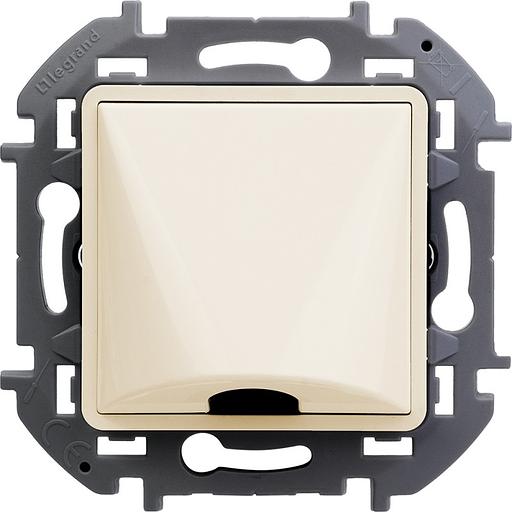 Legrand 673891 Вывод кабеля с зажимом для крепления - INSPIRIA - слоновая кость фото 1