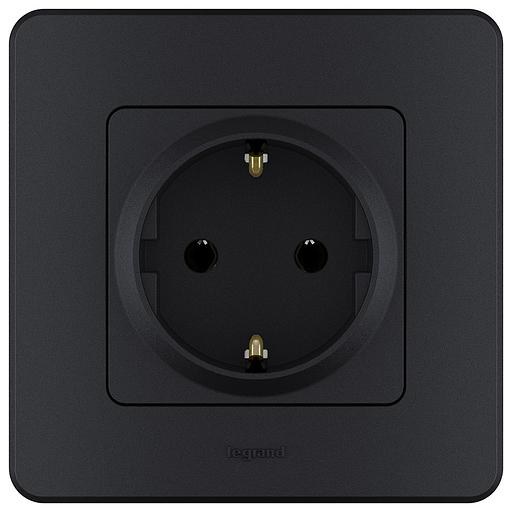 Legrand 673933 Рамка - 1 пост - INSPIRIA - антрацит фото 4