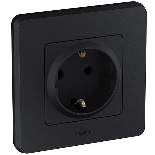 Legrand 673933 Рамка - 1 пост - INSPIRIA - антрацит фото 6