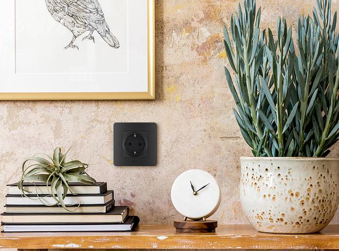 Legrand 673933 Рамка - 1 пост - INSPIRIA - антрацит фото 8