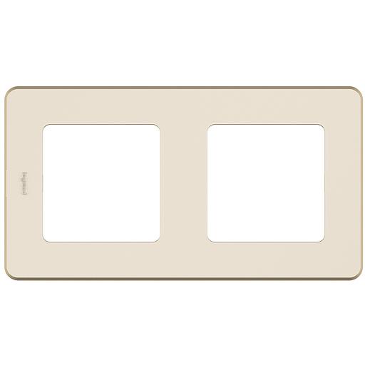Legrand 673941 Рамка - 2 поста - INSPIRIA - слоновая кость фото 1