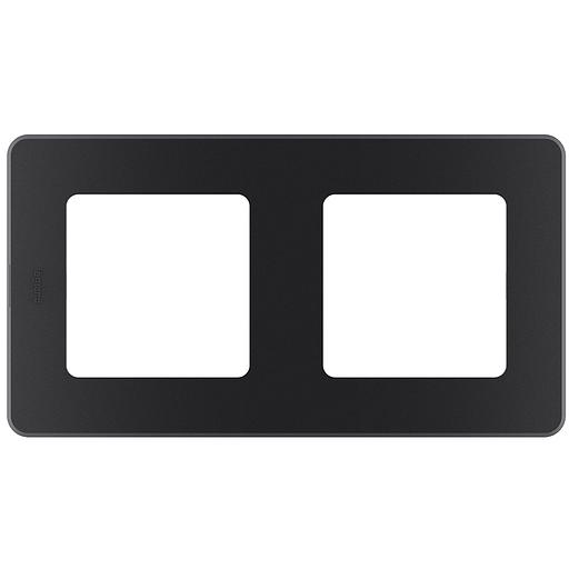 Legrand 673943 Рамка - 2 поста - INSPIRIA - антрацит фото 1