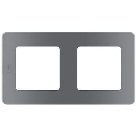 Legrand 673947 Рамка - 2 поста - INSPIRIA - дымчатый фото 1