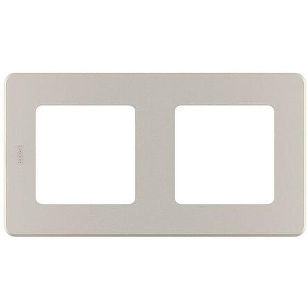 Legrand 673948 Рамка - 2 поста - INSPIRIA - шампань фото 1
