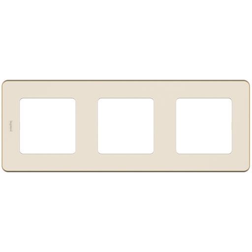 Legrand 673951 Рамка - 3 поста - INSPIRIA - слоновая кость фото 1