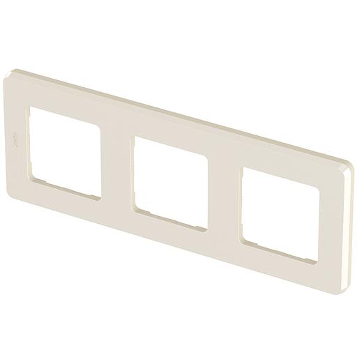 Legrand 673951 Рамка - 3 поста - INSPIRIA - слоновая кость фото 2