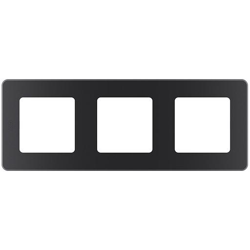 Legrand 673953 Рамка - 3 поста - INSPIRIA - антрацит фото 1