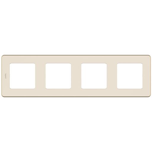 Legrand 673961 Рамка - 4 поста - INSPIRIA - слоновая кость фото 1
