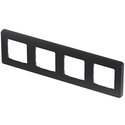 Legrand 673963 Рамка - 4 поста - INSPIRIA - антрацит фото 2