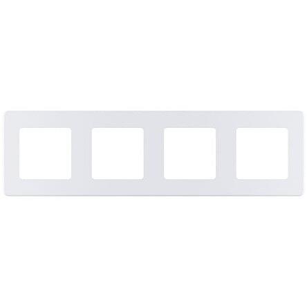 Legrand 673966 Рамка - 4 поста - INSPIRIA - жемчуг фото 1