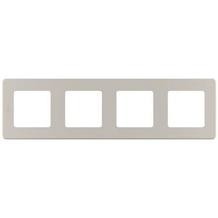 Legrand 673968 Рамка - 4 поста - INSPIRIA - шампань фото 1