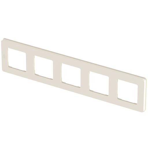 Legrand 673971 Рамка - 5 постов - INSPIRIA - слоновая кость фото 2