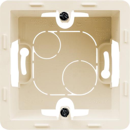 Legrand 673981 Коробка накладного монтажа - 1 пост - INSPIRIA - слоновая кость фото 1