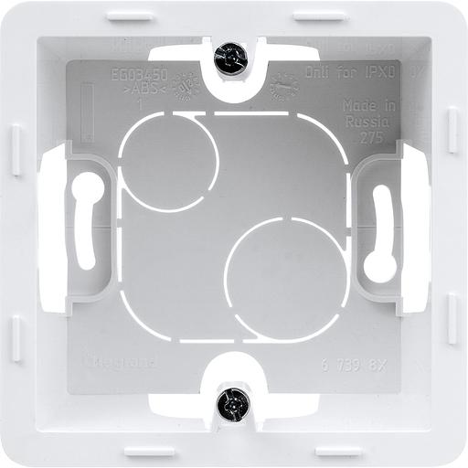 Legrand 673980 Коробка накладного монтажа - 1 пост - INSPIRIA - белый фото 1