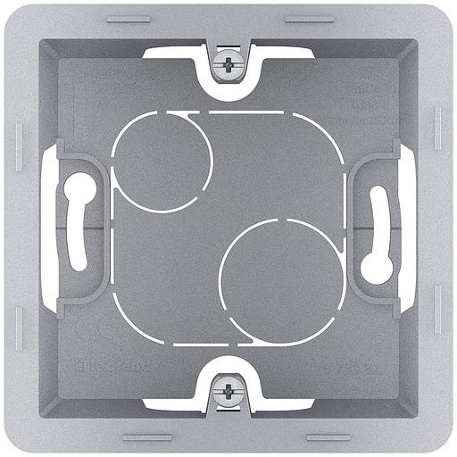 Legrand 673982 Коробка накладного монтажа - 1 пост - INSPIRIA - алюминий фото 1