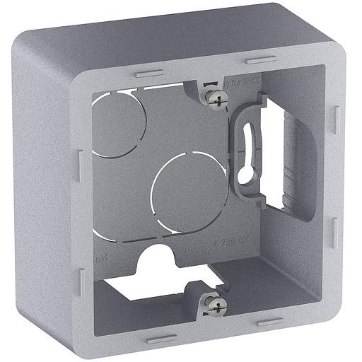 Legrand 673982 Коробка накладного монтажа - 1 пост - INSPIRIA - алюминий фото 2