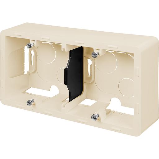 Legrand 673991 Коробка накладного монтажа - 2 поста - INSPIRIA - слоновая кость фото 3