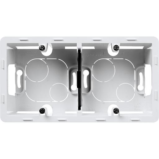 Legrand 673990 Коробка накладного монтажа - 2 поста - INSPIRIA - белый фото 1