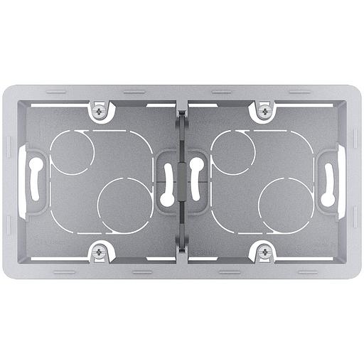 Legrand 673992 Коробка накладного монтажа - 2 поста - INSPIRIA - алюминий фото 1