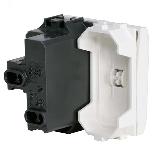 Dkc 76002B Выключатель одноклавишный, 2 модуля, белый (76002B) фото 4