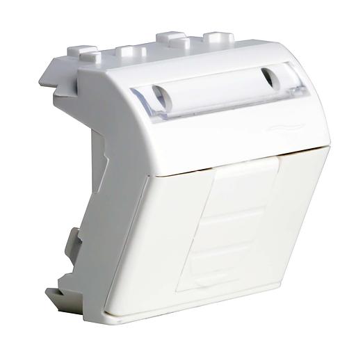 Dkc 76655B Ком.роз. R J 45 кат.5e, Brava, белая, 2мод (кратно 10 шт) фото 3