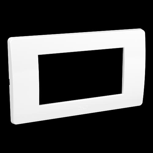 Dkc 75011W Рамка на 4 модуля, белая, RAL 9010 фото 1