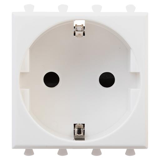 Dkc 4400002 Розетка "Белое облако", 2P+E, с з/ш, "Avanti", 2 мод. фото 1