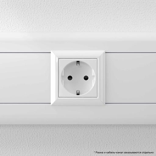 Dkc 4400002 Розетка "Белое облако", 2P+E, с з/ш, "Avanti", 2 мод. фото 6