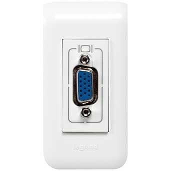 Legrand 078777 Mosaic роз. HD15 1м бел +шнур фото 1