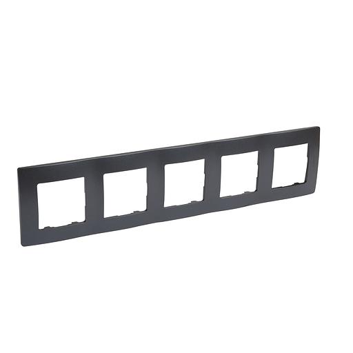 Legrand 672585 Рамка - 5 постов - Etika - антрацит фото 2