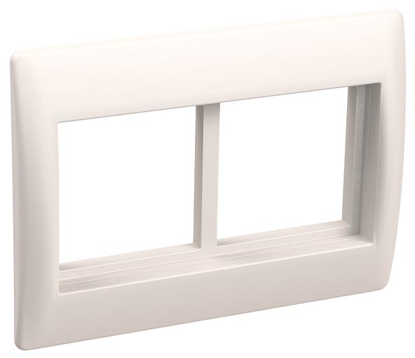 Iek (CKK-40D-RSU4-075-K01) Рамка и суппорт для К.К. "Праймер" на 4 модуля, 75мм фото 1