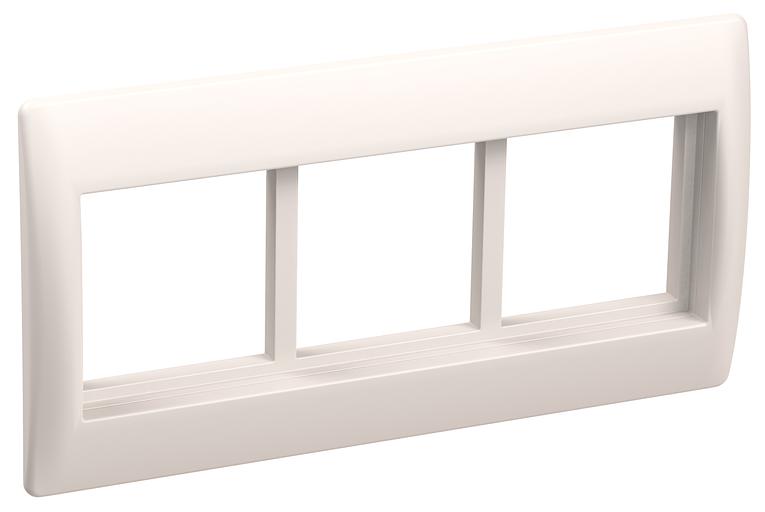 Iek (CKK-40D-RSU6-075-K01) Рамка и суппорт для К.К. "Праймер" на 6 модулей, 75мм фото 1