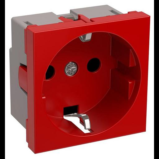 Iek (CKK-40D-RSZK2-K04-K ) РКС-20-32-П-К Розетка с з/к 2к (на 2 модуля) Праймер красная фото 1