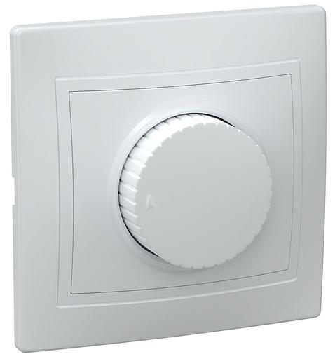 Iek EDK10-K01-03-DM ВСР10-1-0-КБ Светорегулятор поворот КВАРТА (белый) фото 1