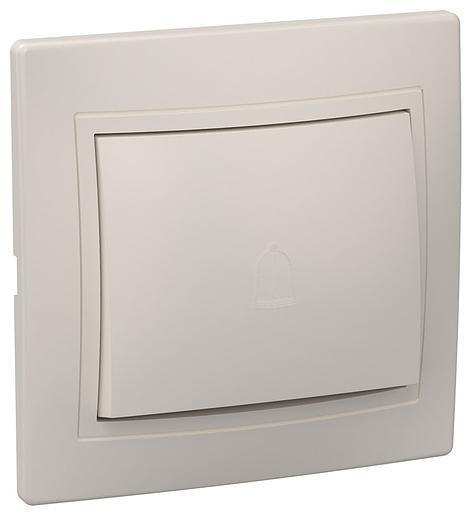 Iek EVK12-K33-10-DM ВСп10-1-0-ККм Выключатель 1кл проход. 10А КВАРТА (кремовый) фото 1