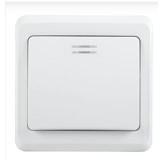 Iek EVV11-K01-10-DM ВС10-1-1-ВБ Выключатель 1кл 10А с инд. ВЕГА (белый) IEK фото 1